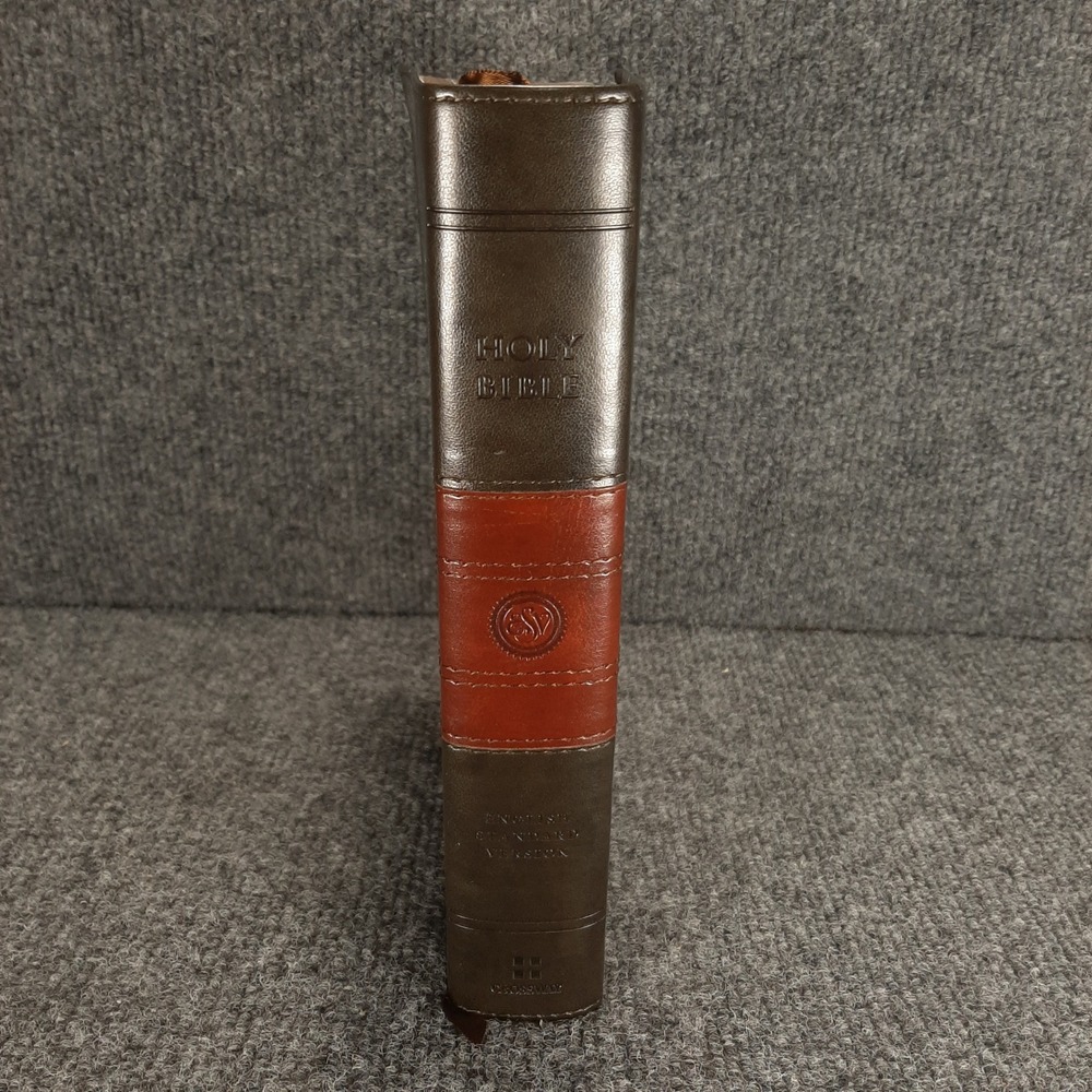 Crossway Bible ESV Large Print 9781433568770 Brown Terracotta TruTone Leather
